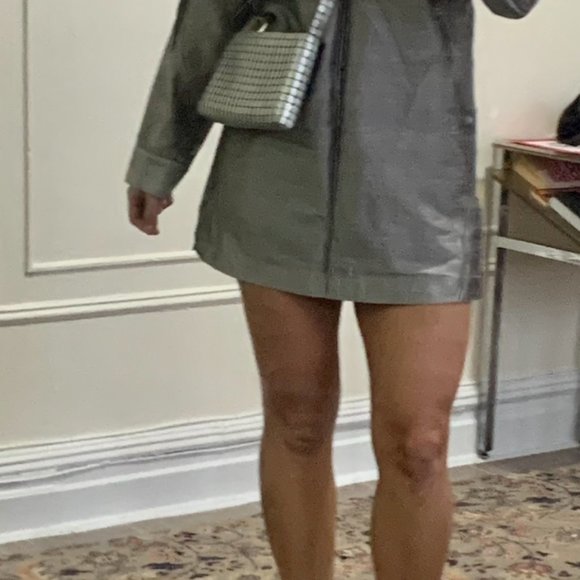 Michael Kors Silk / Cotton Silver Dress - Picture 6 of 12